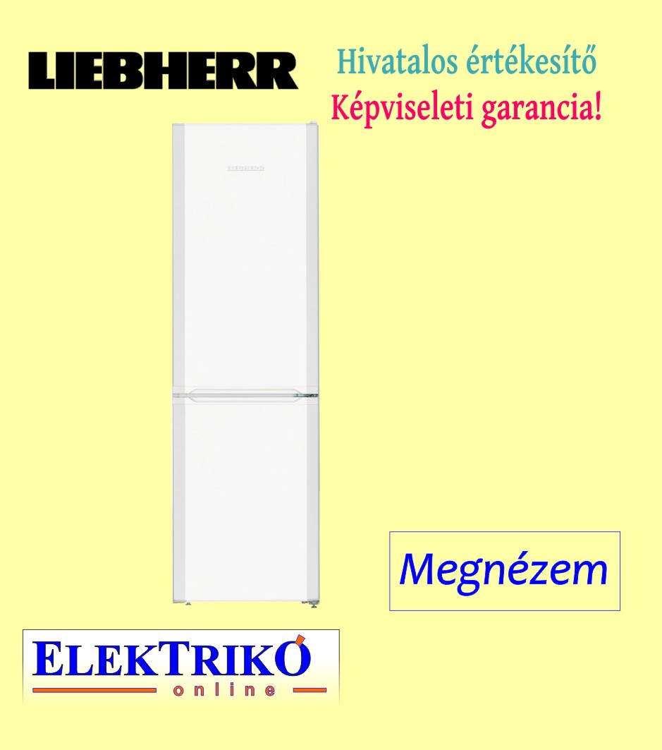 Liebherr CU-3331-21 alulfagyasztós hűtőszekrény , Smart Frost 