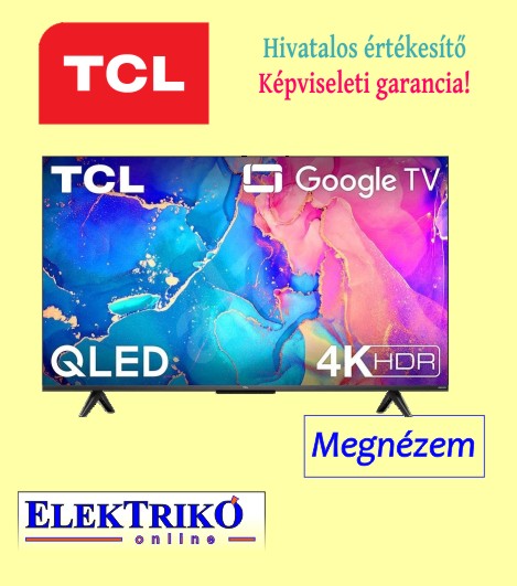 TCL 55C635 SMART TV, QLED, 139cm, 4K Ultra HD