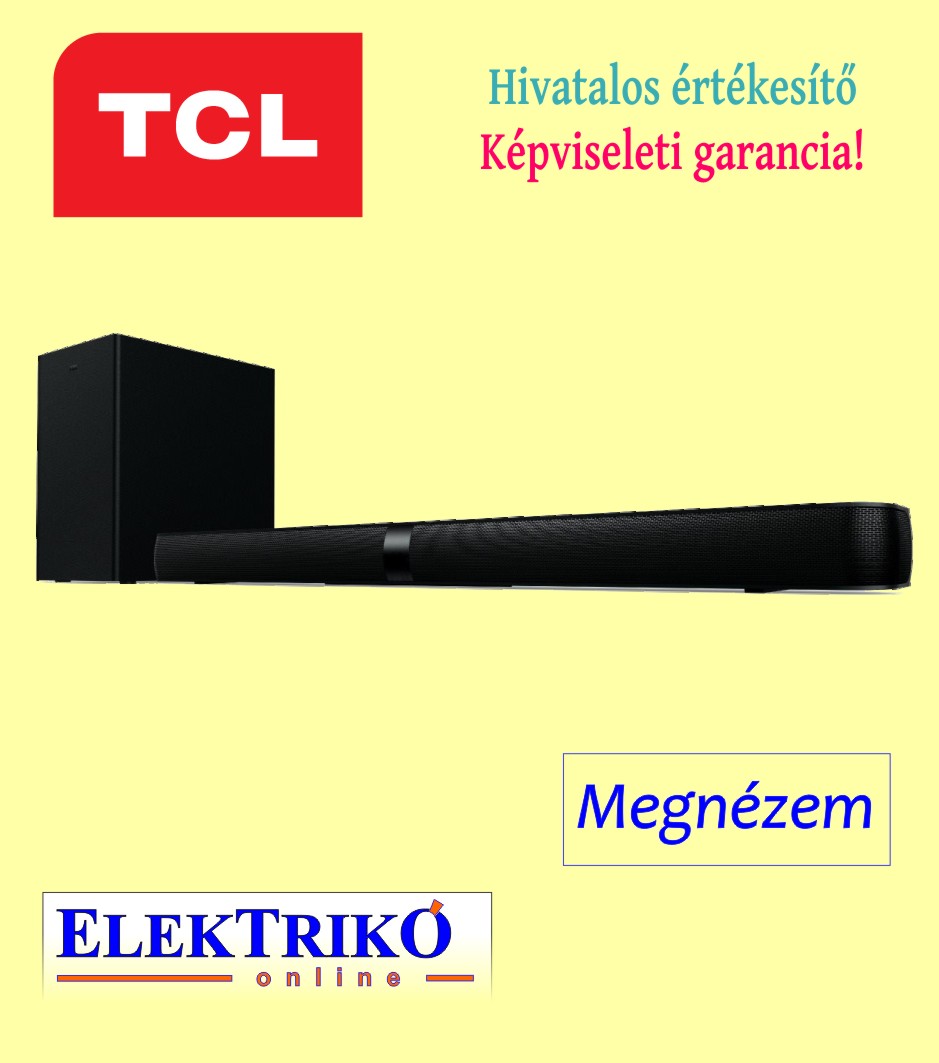 TCL TS7010 Sound bar 2.1 , mélynyomóval 