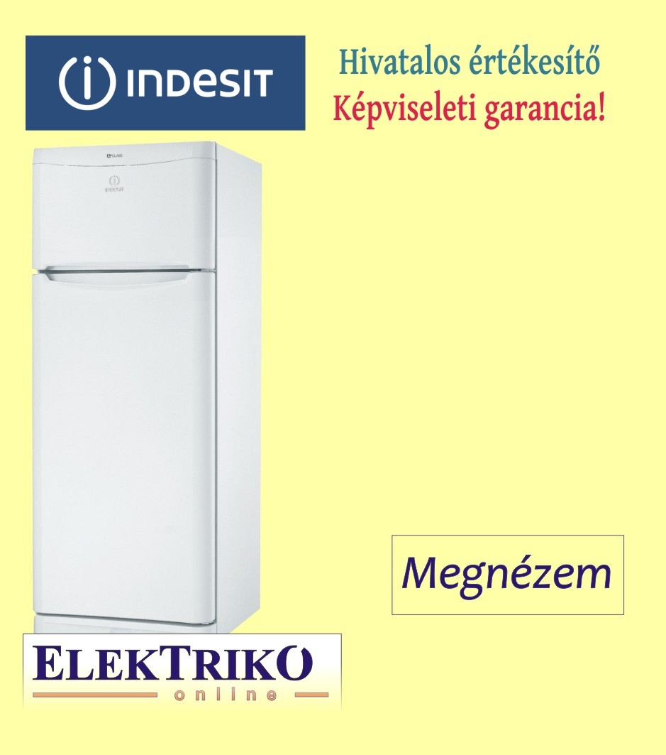 Indesit TAA5 1 felülfagyasztós hűtőszekrény F energiaosztály 